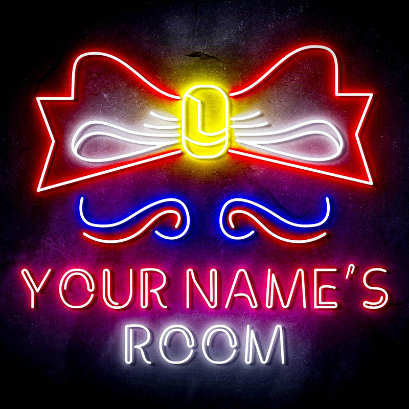 Personalized Ultra-Bright Childrens Girls Room Bedroom LED Sign with Remote (Neon-Style, LED Technology) - LED Gift Works