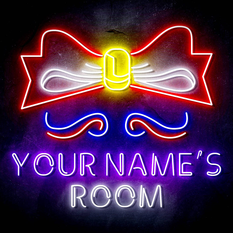 Personalized Ultra-Bright Childrens Girls Room Bedroom LED Sign with Remote (Neon-Style, LED Technology) - LED Gift Works