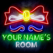 Personalized Ultra-Bright Childrens Girls Room Bedroom LED Sign with Remote (Neon-Style, LED Technology) - LED Gift Works