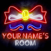 Personalized Ultra-Bright Childrens Girls Room Bedroom LED Sign with Remote (Neon-Style, LED Technology) - LED Gift Works