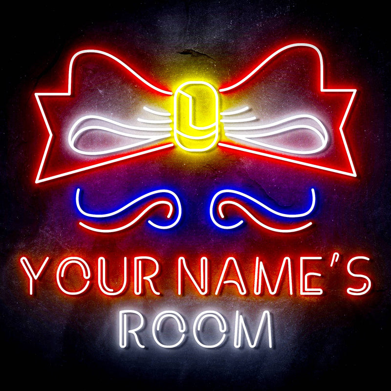 Personalized Ultra-Bright Childrens Girls Room Bedroom LED Sign with Remote (Neon-Style, LED Technology) - LED Gift Works