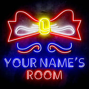 Personalized Ultra-Bright Childrens Girls Room Bedroom LED Sign with Remote (Neon-Style, LED Technology) - LED Gift Works