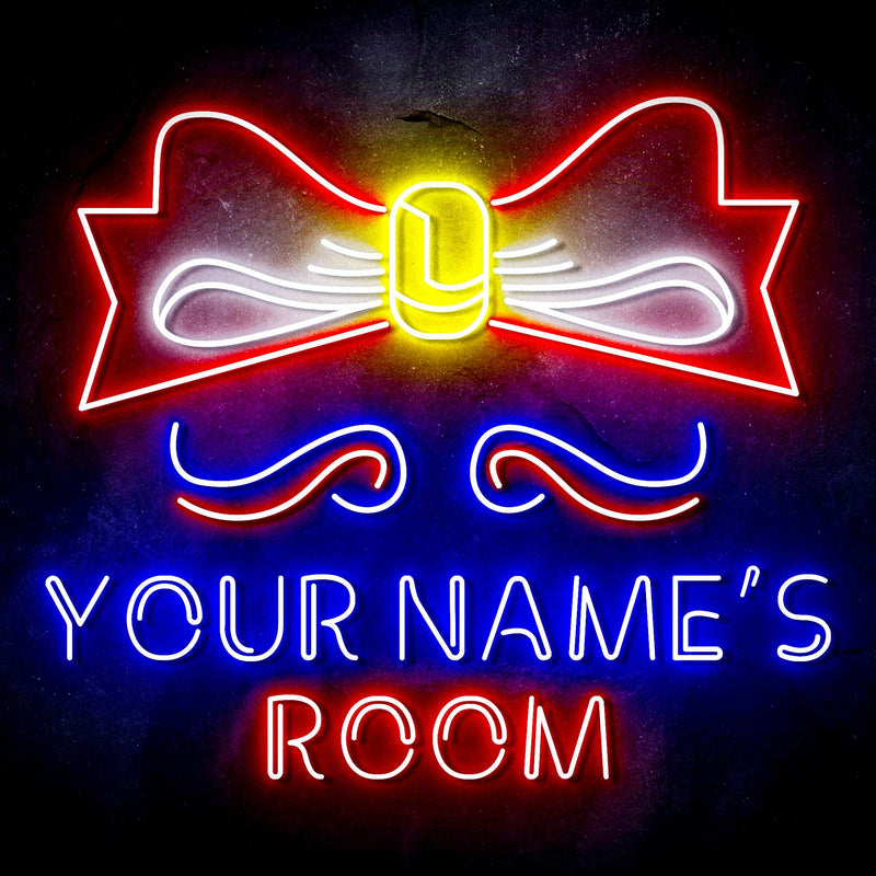Personalized Ultra-Bright Childrens Girls Room Bedroom LED Sign with Remote (Neon-Style, LED Technology) - LED Gift Works