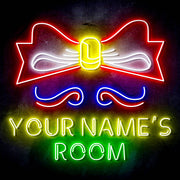 Personalized Ultra-Bright Childrens Girls Room Bedroom LED Sign with Remote (Neon-Style, LED Technology) - LED Gift Works