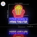 Personalized Ultra-Bright Home Theater Movie Room LED Sign with Remote (Neon-Style, LED Technology) - Way Up Gifts