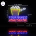 Custom Ultra-Bright Popcorn Movie Home Theater LED Sign with Remote (Neon-Style, LED Technology) - Way Up Gifts