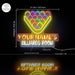 Custom Ultra-Bright Pool Billiards Room LED Sign with Remote (Neon-Style, LED Technology) - Way Up Gifts