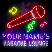 Custom Ultra-Bright Karaoke Bar Lounge LED Sign with Remote (Neon-Style, LED Technology) - LED Gift Works
