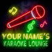 Custom Ultra-Bright Karaoke Bar Lounge LED Sign with Remote (Neon-Style, LED Technology) - Way Up Gifts
