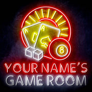 Personalized Ultra-Bright Game Room LED Sign with Remote (Neon-Style, LED Technology) - LED Gift Works