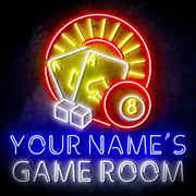 Personalized Ultra-Bright Game Room LED Sign with Remote (Neon-Style, LED Technology) - LED Gift Works