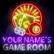 Personalized Ultra-Bright Game Room LED Sign with Remote (Neon-Style, LED Technology) - LED Gift Works