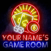 Personalized Ultra-Bright Game Room LED Sign with Remote (Neon-Style, LED Technology) - LED Gift Works