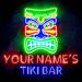 Personalized Ultra-Bright Tiki Bar LED Sign with Remote (Neon-Style, LED Technology) - Way Up Gifts