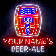 Custom Ultra-Bright Home Brew Brewery Beer-Ale LED Sign with Remote (Neon-Style, LED Technology) - LED Gift Works