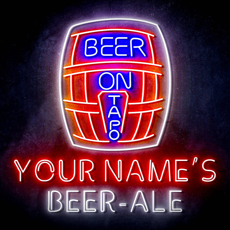 Custom Ultra-Bright Home Brew Brewery Beer-Ale LED Sign with Remote (Neon-Style, LED Technology) - LED Gift Works