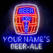 Custom Ultra-Bright Home Brew Brewery Beer-Ale LED Sign with Remote (Neon-Style, LED Technology) - LED Gift Works