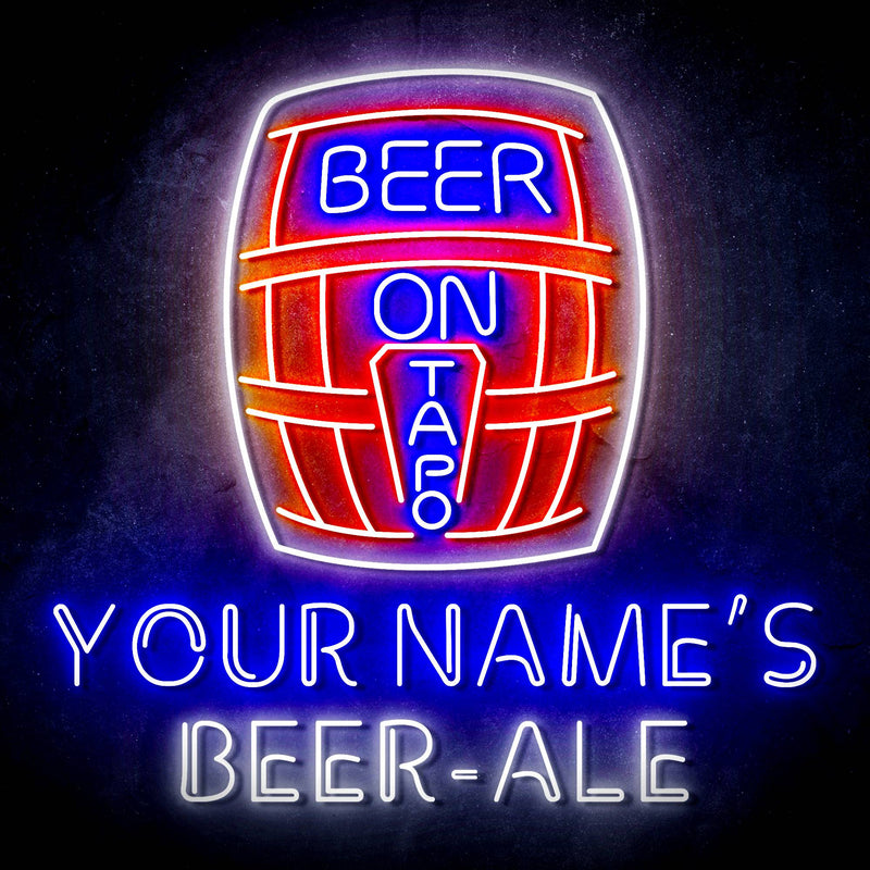Custom Ultra-Bright Home Brew Brewery Beer-Ale LED Sign with Remote (Neon-Style, LED Technology) - LED Gift Works
