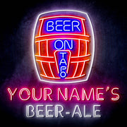 Custom Ultra-Bright Home Brew Brewery Beer-Ale LED Sign with Remote (Neon-Style, LED Technology) - LED Gift Works