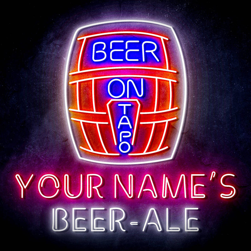 Custom Ultra-Bright Home Brew Brewery Beer-Ale LED Sign with Remote (Neon-Style, LED Technology) - LED Gift Works