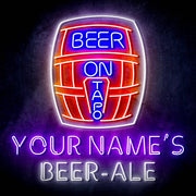 Custom Ultra-Bright Home Brew Brewery Beer-Ale LED Sign with Remote (Neon-Style, LED Technology) - LED Gift Works