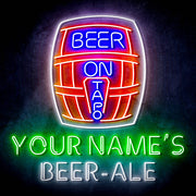 Custom Ultra-Bright Home Brew Brewery Beer-Ale LED Sign with Remote (Neon-Style, LED Technology) - LED Gift Works
