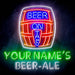 Custom Ultra-Bright Home Brew Brewery Beer-Ale LED Sign with Remote (Neon-Style, LED Technology) - Way Up Gifts
