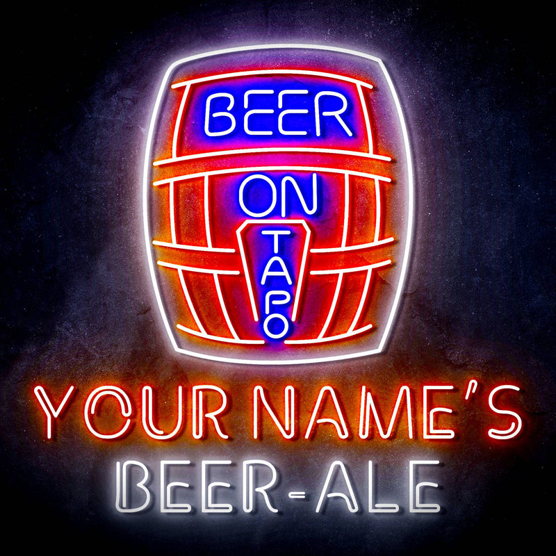 Custom Ultra-Bright Home Brew Brewery Beer-Ale LED Sign with Remote (Neon-Style, LED Technology) - LED Gift Works