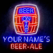 Custom Ultra-Bright Home Brew Brewery Beer-Ale LED Sign with Remote (Neon-Style, LED Technology) - LED Gift Works
