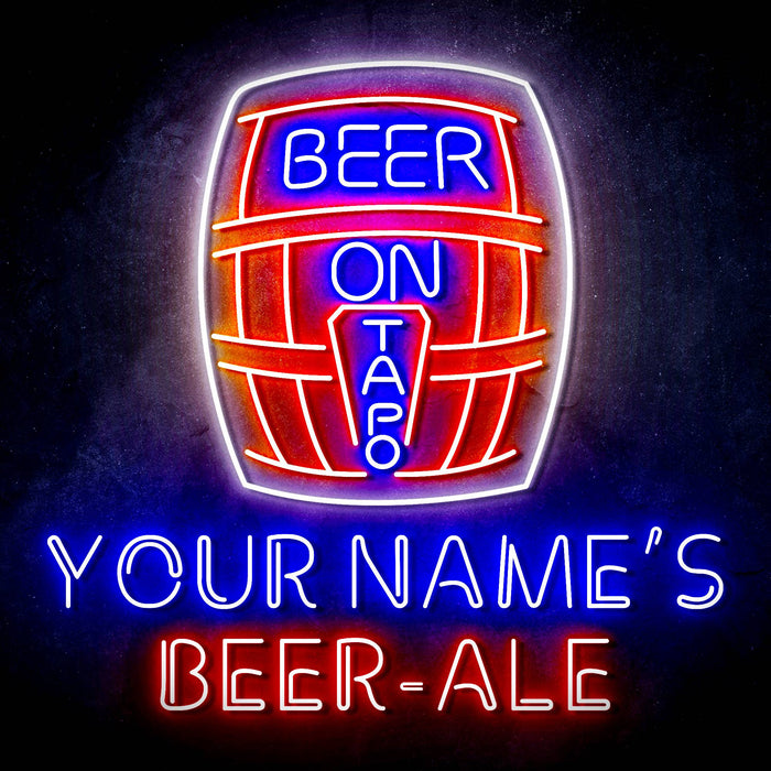 Custom Ultra-Bright Home Brew Brewery Beer-Ale LED Sign with Remote (Neon-Style, LED Technology) - Way Up Gifts