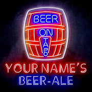 Custom Ultra-Bright Home Brew Brewery Beer-Ale LED Sign with Remote (Neon-Style, LED Technology) - LED Gift Works