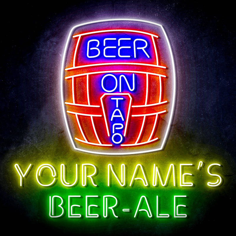 Custom Ultra-Bright Home Brew Brewery Beer-Ale LED Sign with Remote (Neon-Style, LED Technology) - LED Gift Works