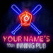 Custom Ultra-Bright Man Cave Baseball Bar 10th Inning Pub LED Sign with Remote (Neon-Style, LED Technology) - Way Up Gifts