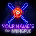 Custom Ultra-Bright Man Cave Baseball Bar 10th Inning Pub LED Sign with Remote (Neon-Style, LED Technology) - Way Up Gifts