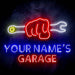 Personalized Ultra-Bright Man Cave Tools Garage LED Sign with Remote (Neon-Style, LED Technology) - Way Up Gifts