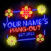 Custom Ultra-Bright Little Girls Room Hang Out She Shed LED Sign with Remote (Neon-Style, LED Technology) - Way Up Gifts