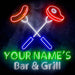 Custom Ultra-Bright Restaurant Home Kitchen Bar & Grill LED Sign with Remote (Neon-Style, LED Technology) - Way Up Gifts