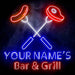 Custom Ultra-Bright Restaurant Home Kitchen Bar & Grill LED Sign with Remote (Neon-Style, LED Technology) - Way Up Gifts