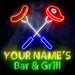 Custom Ultra-Bright Restaurant Home Kitchen Bar & Grill LED Sign with Remote (Neon-Style, LED Technology) - Way Up Gifts