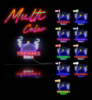 Custom Ultra-Bright Bistro Restaurant Home Kitchen LED Sign with Remote (Neon-Style, LED Technology) - LED Gift Works