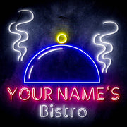Custom Ultra-Bright Bistro Restaurant Home Kitchen LED Sign with Remote (Neon-Style, LED Technology) - LED Gift Works