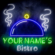 Custom Ultra-Bright Bistro Restaurant Home Kitchen LED Sign with Remote (Neon-Style, LED Technology) - LED Gift Works