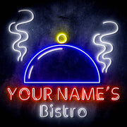 Custom Ultra-Bright Bistro Restaurant Home Kitchen LED Sign with Remote (Neon-Style, LED Technology) - LED Gift Works