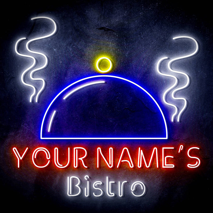 Custom Ultra-Bright Bistro Restaurant Home Kitchen LED Sign with Remote (Neon-Style, LED Technology) - Way Up Gifts