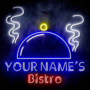 Custom Ultra-Bright Bistro Restaurant Home Kitchen LED Sign with Remote (Neon-Style, LED Technology) - LED Gift Works