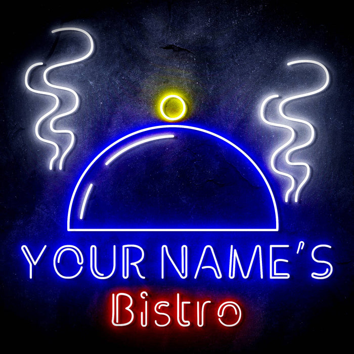 Custom Ultra-Bright Bistro Restaurant Home Kitchen LED Sign with Remote (Neon-Style, LED Technology) - Way Up Gifts