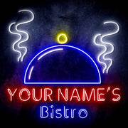 Custom Ultra-Bright Bistro Restaurant Home Kitchen LED Sign with Remote (Neon-Style, LED Technology) - LED Gift Works