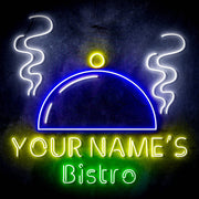 Custom Ultra-Bright Bistro Restaurant Home Kitchen LED Sign with Remote (Neon-Style, LED Technology) - LED Gift Works