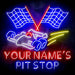 Custom Ultra-Bright Car Racing Beer Bar Pit Stop LED Sign with Remote (Neon-Style, LED Technology) - Way Up Gifts