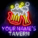 Custom Ultra-Bright Home Bar Beer Pub Tavern LED Sign with Remote (Neon-Style, LED Technology) - Way Up Gifts
